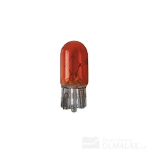 BOMBILLA T10 COLA PESCADO ROJO 12V 10 UNID.