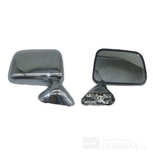 ESPEJO CON TAPADERA HILUX CROMADO DERECHO LISO