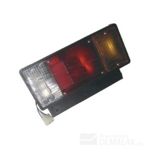 LAMPARA (H) TRASERA NPR IZQUIERDA P/CAMION PLASTICA ROJO/AMBAR/CLARO