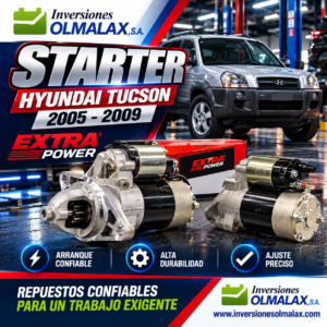 STARTER PARA HYUNDAI TUCSON 2005-09 EXTRA POWER