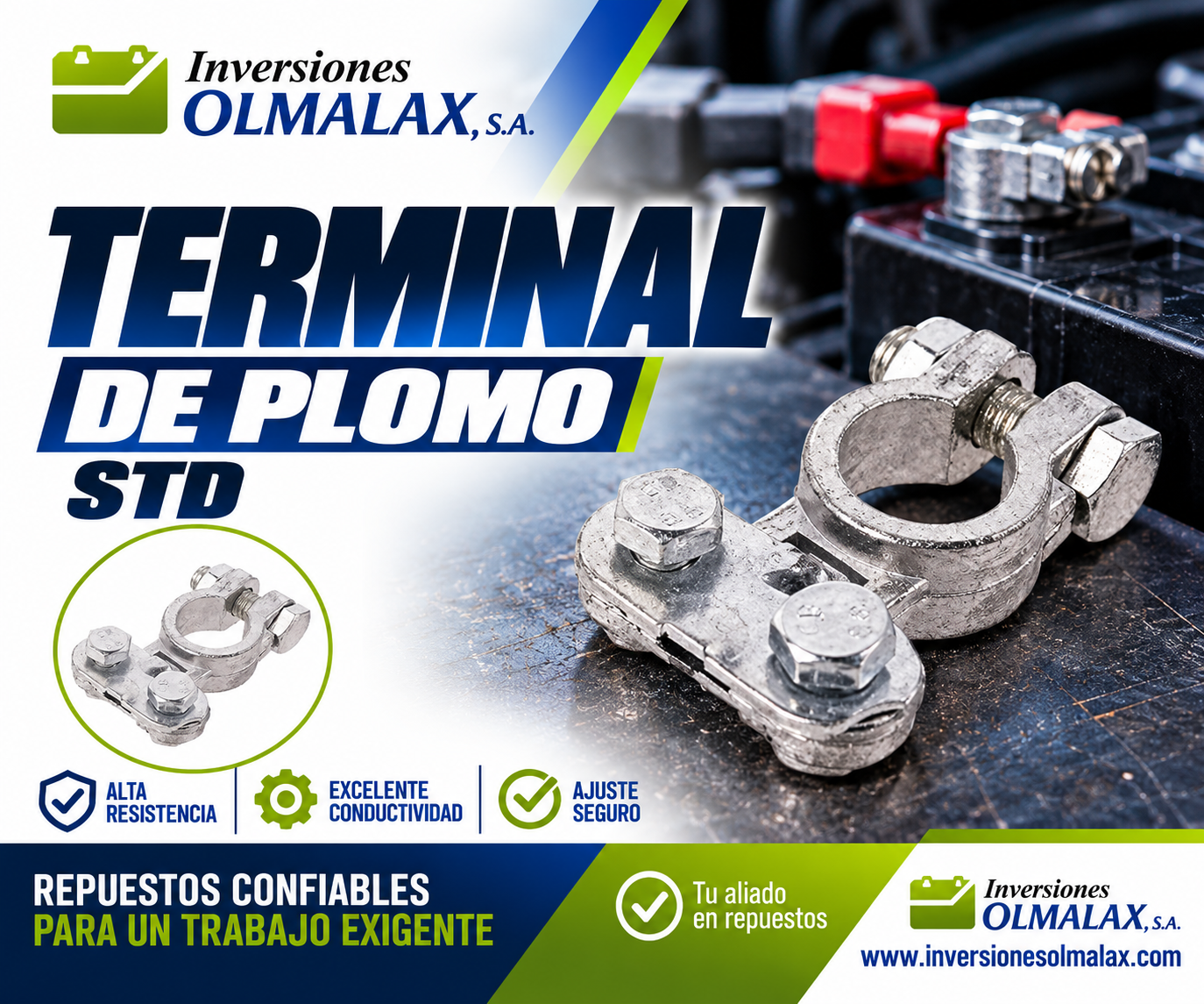 TERMINAL ESTANDAR DE PLOMO