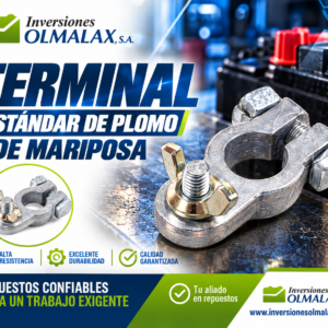 TERMINAL STANDAR DE PLOMO DE MARIPOSA
