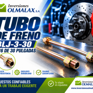 TUBO DE FRENO BLJ-3-30 3/16 DE 30 PULGADAS