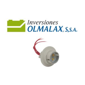 SOCKET P/BOMBILLO AUTO 2 CONTACTOS INTERIOR CERAMICO UNID.
