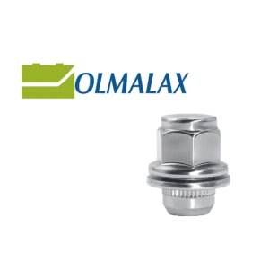 TUERCA CROMADA 12X1.5 21MM CERRADA LARGA CON WASHA  ARO MAGNESIO