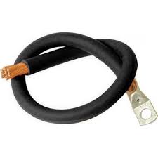 CABLE No. 4 PARA TIERRA DE BATERÍA NEGRO 20"