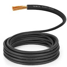 CABLE  NUMERO 4 NEGRO POR PIE, 100% COBRE
