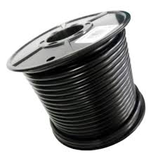 CABLE NEGRO No 12 ROLLO DE 100 PIES (33.33 METROS), 100% COBRE