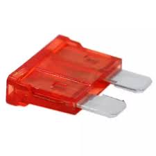 FUSIBLE MINI UÑA ROJO 10 AMP CAJA 100 UNIDADES