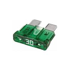 FUSIBLE DE UÑA VERDE 30 AMP CAJA 100 UNIDADES