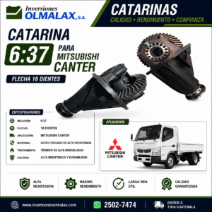 CATARINA 6:37 PARA MITSUBISHI CANTER FLECHA 18 DIENTES