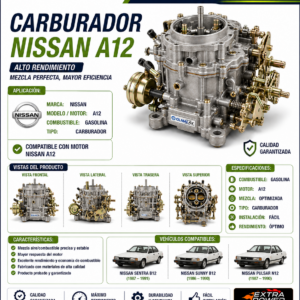 CARBURADOR NISSAN A12