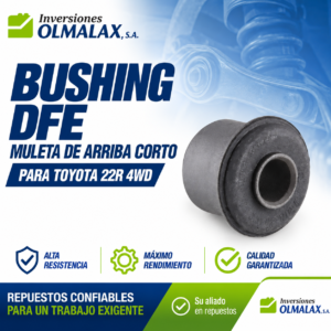 BUSHING DFE MULETA DE ARRIBA CORTO PARA TOYOTA 22R 4WD